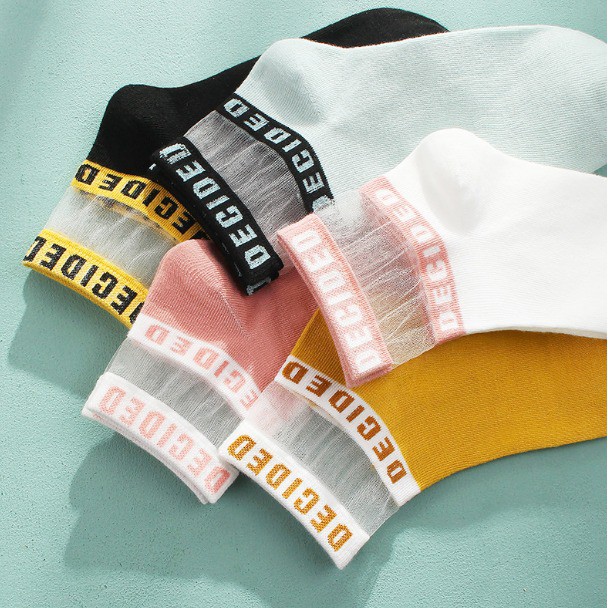 COD - Kaos Kaki Wanita / Kaos Kaos Decided / Kaos Kaos Korea / Kaos Kaki Pendek / Socks K5009-8