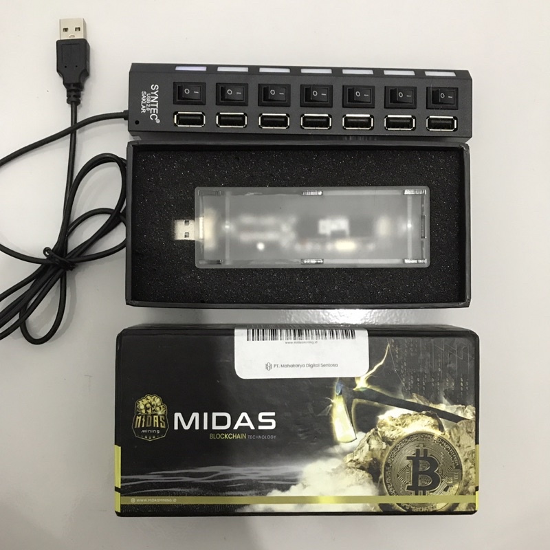 USB MINERS MIDAS MINING Bonus USB HUB