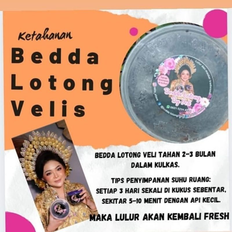 Lulur Bedda Lotong By Velis (ORI) isi 450 gr . ( HANYA READY 2 CUP ) buat yg serius order
