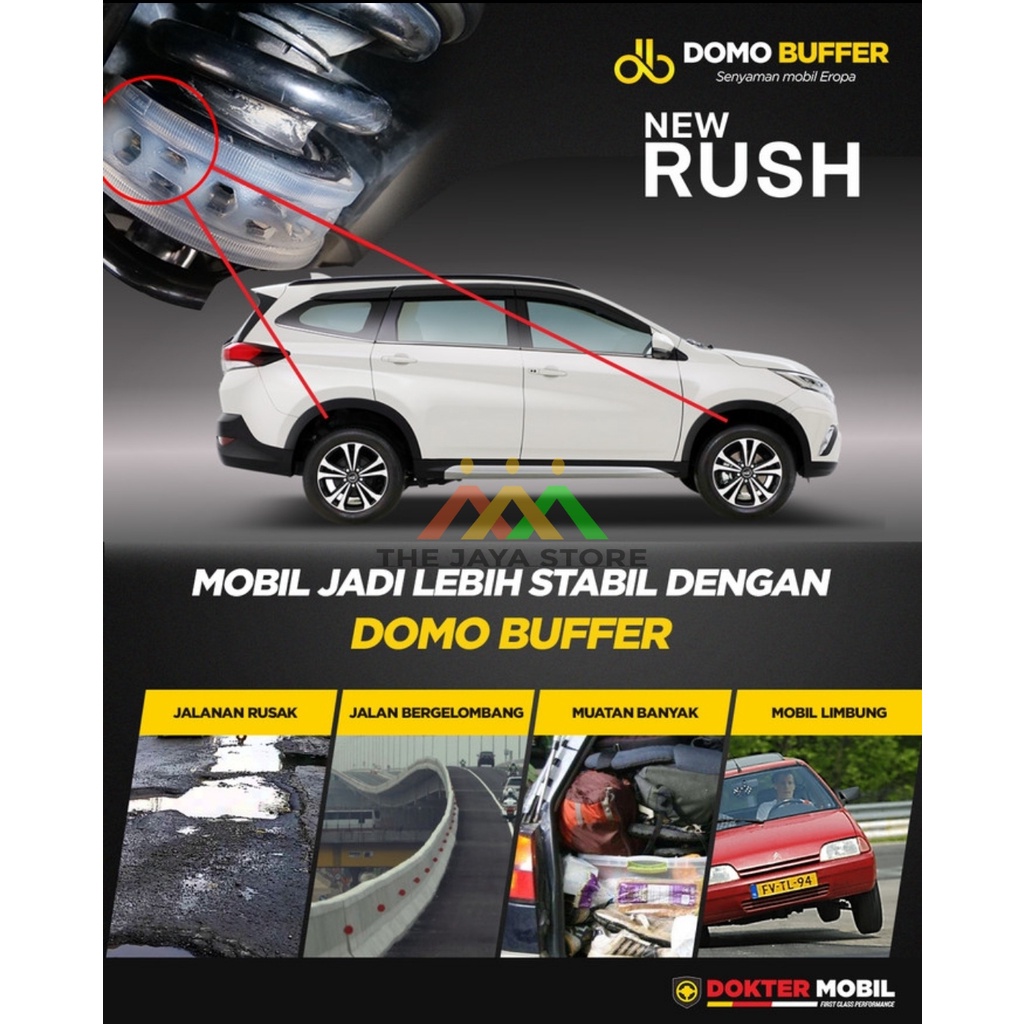 DOMO BUFFER SPRING BUFFER DAMPER MOBIL 100% ASLI DOMO - NEW RUSH