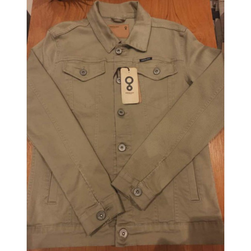 jaket jeans pria greenlight original