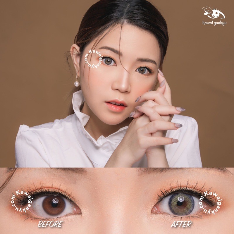 KawaiGankyu softlens - Princess Elin Gray (1botol)