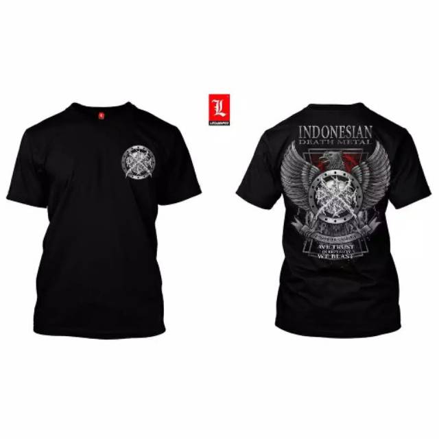 Kaos musik/kaos metal Indonesian death metal