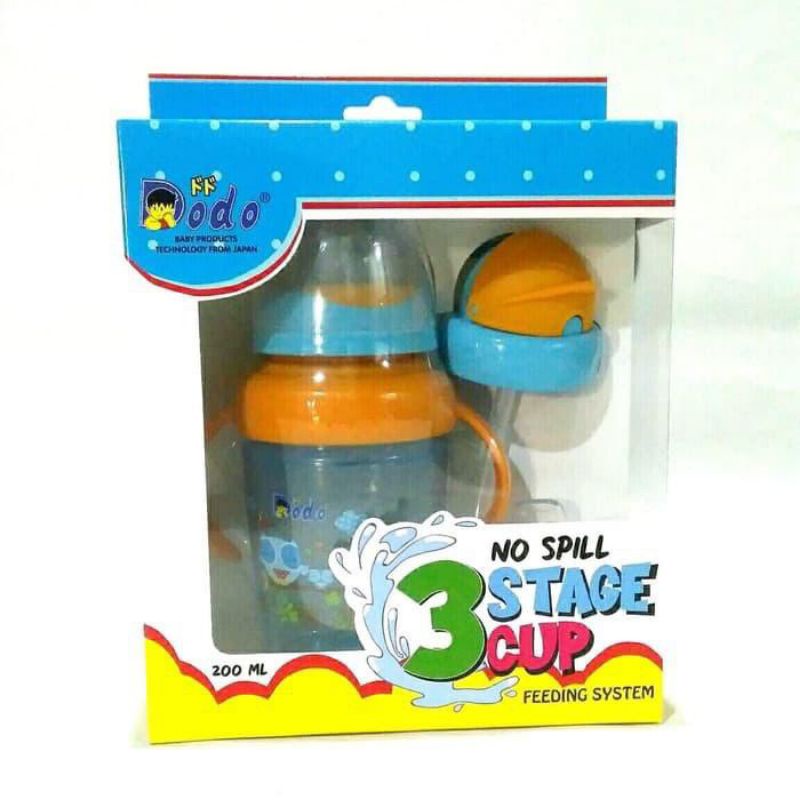 Dodo 3 stage Cup / Dodo Training Cup 3 Tahap Bayi 200 Ml