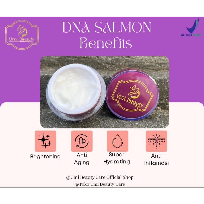 DNA SALMON BY UBC UMI ALFATIH ORIGINAL 100% MEMUTIHKAN AWET MUDA
