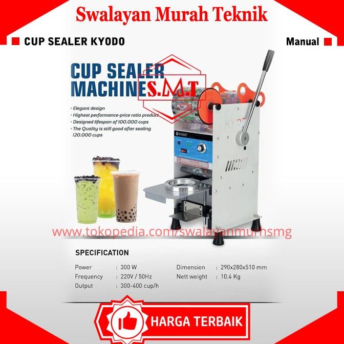 Open DS] KYODO CUP SEALER GELAS PLASTIK 12OZ - 22OZ CUP SEALER MERK KYODO