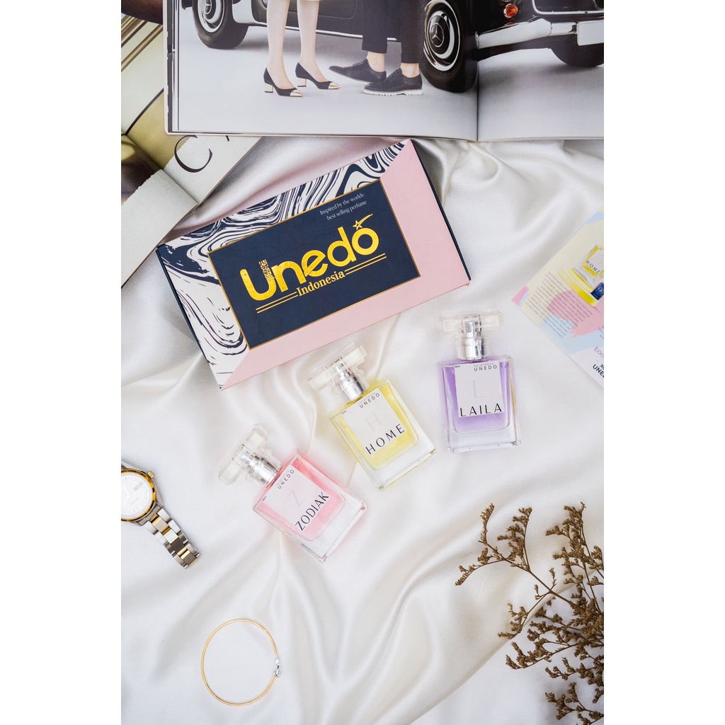 Unedo Parfum  3 Aroma dalam Satu Kemasan Tahan Lama Unisex