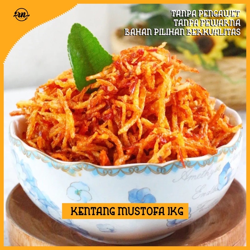 

KENTANG MUSTOFA 1KG - 100% BERKUALITAS TANPA PENGAWET & PEWARNA | MASAKAN RN