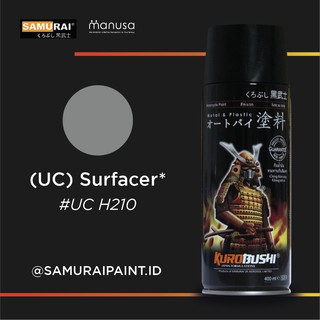 Samurai Paint Surfacer #uch210 ( isi 400 ML & Warna grey ) Epoxy 1k series / undercoats 1k