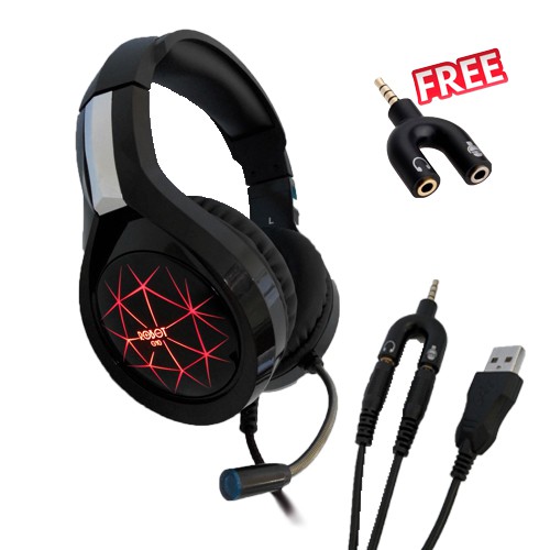 ROBOT HEADSET GAMING RH-G10 FREE SPLITTER AUDIO U