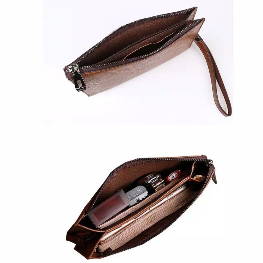 DOMPET PANJANG PRIA FASHION KOREA STYLE MEN CLUTCH KULIT TERLARIS GROSIR COD IMPORT Azgalery D24