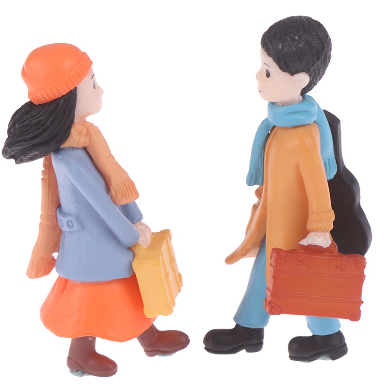 &lt; E2id &amp; &gt; Miniatur Pasangan Kekasih Untuk Dekorasi Rumah Boneka