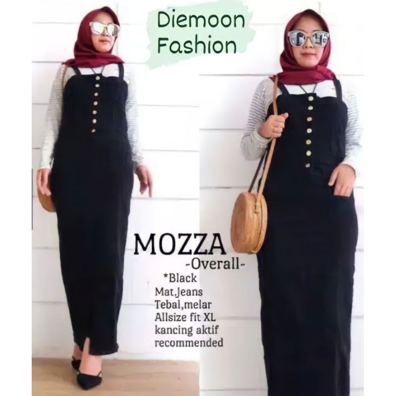 (( 3 WARNA )) MOZZA OVERALL MATT JEANS ORI