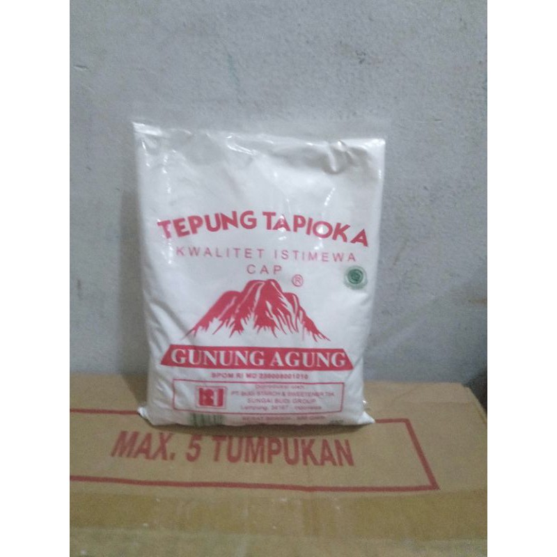 

TEPUNG TAPIOKA CAP GUNUNG AGUNG 500gr