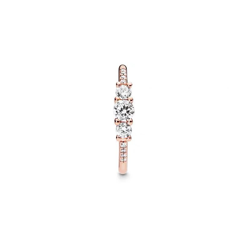 Pandora Cincin Sterling Silver 925 Dengan Cubic Zirconia Untuk Wanita