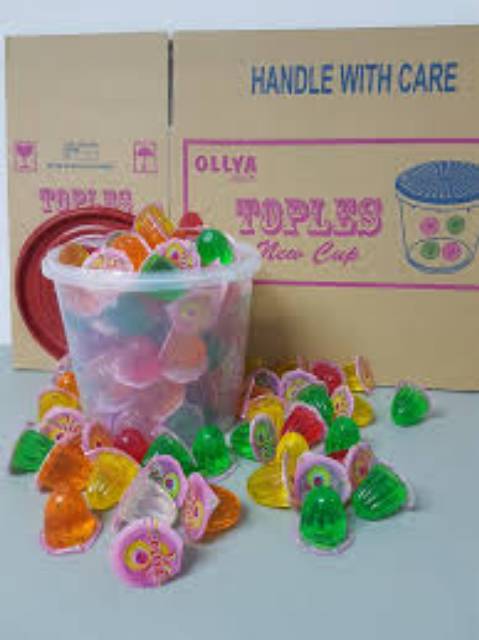 iki jelly toples kotak/bola 50s