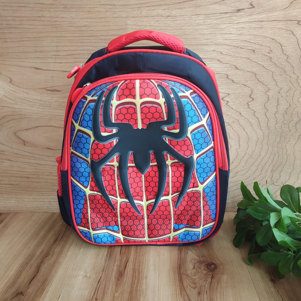 [Brandedbaby] TAS SEKOLAH ANAK SUPERHERO 3D IMPORT / RANSEL ANAK KARAKTER/ TAS SEKOLAH ANAK SD