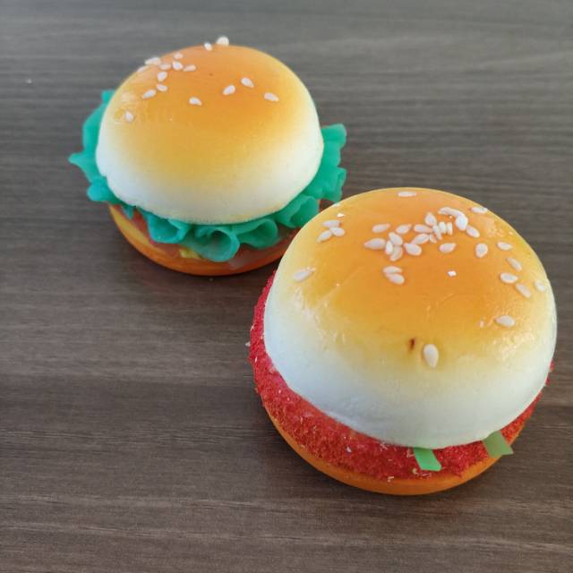 Tempelan Kulkas Magnet Burger Lucu Bagus Murah Unik Souvenir Gemas
