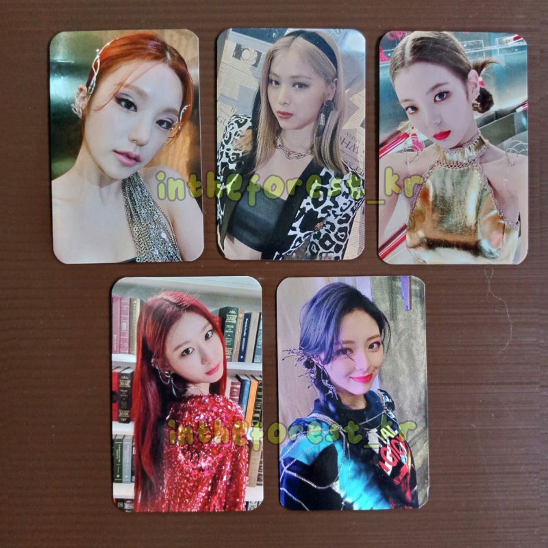 PC / PHOTOCARD ITZY GUESS WHO BENE / MAFIA IN THE MORNING (YEJI, RYUJIN, LIA, CHAERYEONG, YUNA) BENE