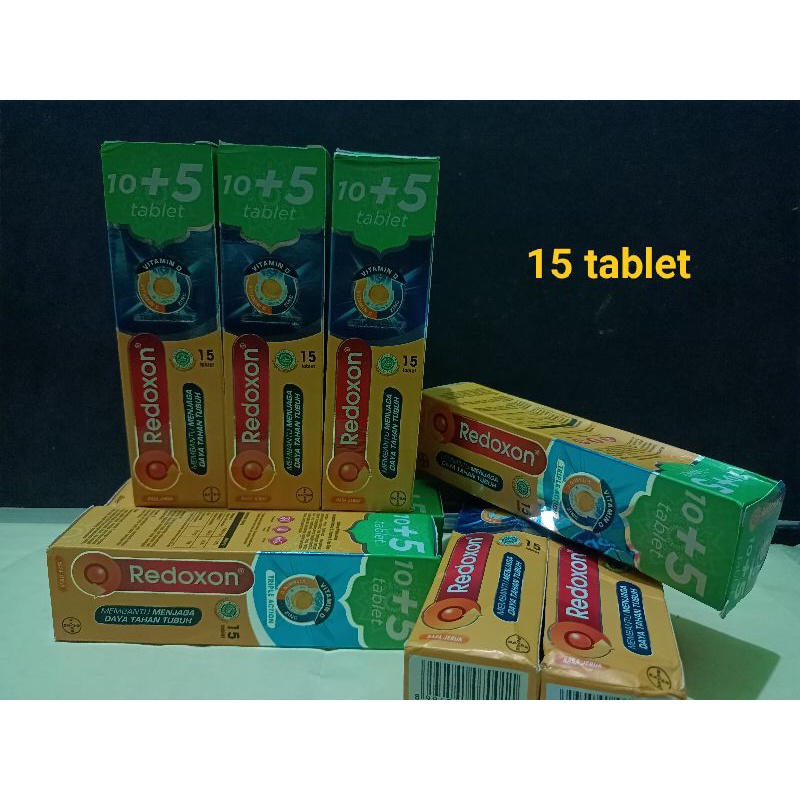 Redoxon triple action isi 10+5 tablet exp.2024