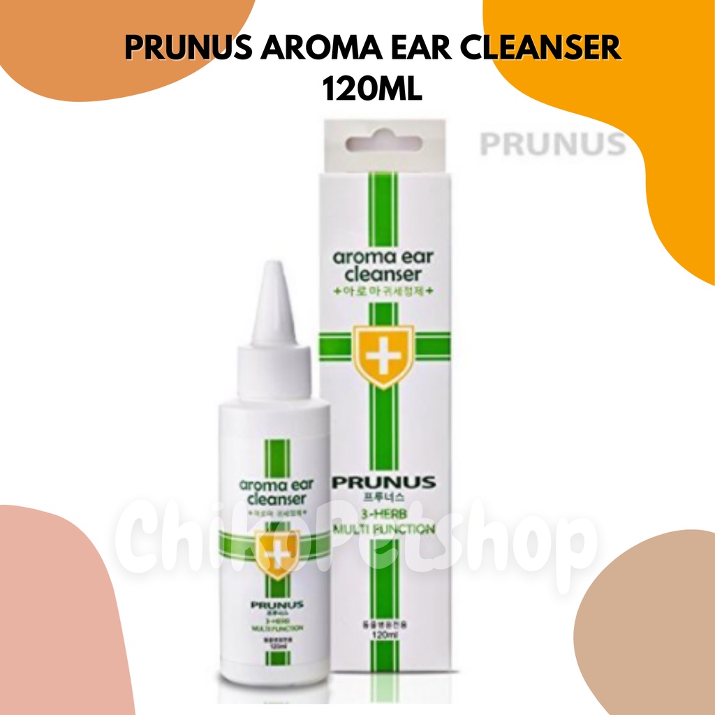 PRUNUS AROMA EAR CLEANSER DOG/CAT 120ML