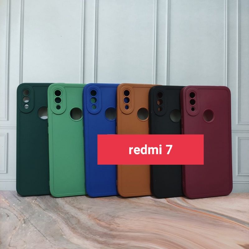 Soft case/slikon/kondom macaron pro camera/kamera type Hp redmi 7