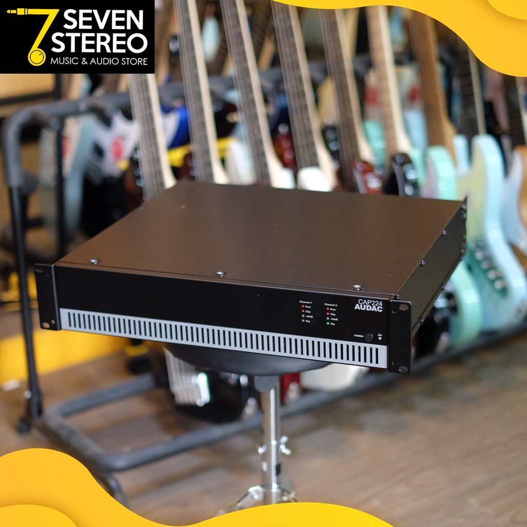 AUDAC CAP224 Dual-Channel Power Amplifier 240 Watt 100V