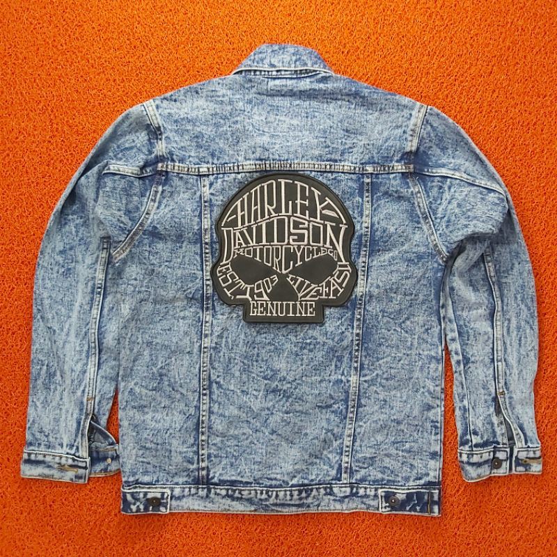 BACKPATCH BORDIR HARLEY DAVIDSON PREMIUM