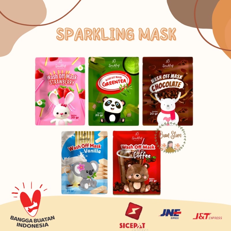 Jual Dist Resmi Kemasan Baru Sparkling Masker Organik Masker Organik Snack Masker Organik Sparkling Shopee Indonesia