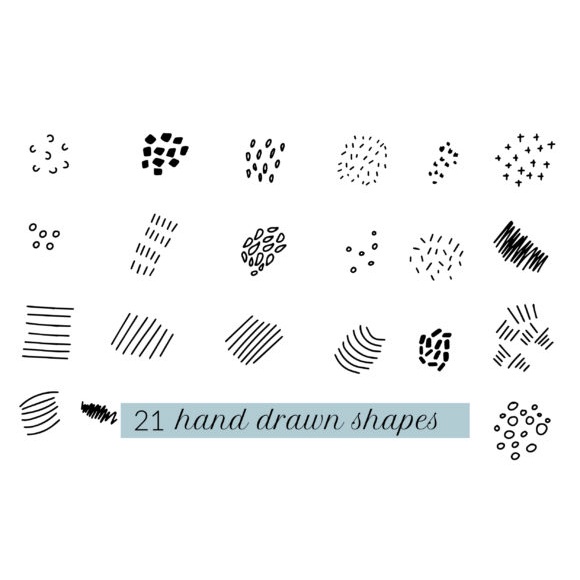 Procreate Brush - Doodle Dots &amp; Abstract Texture Procreate