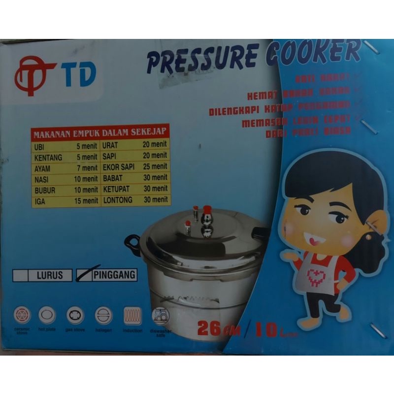 PANCI PRESTO TERMURAH ALAT MEMASAK DAGING PRESSURE COOKER