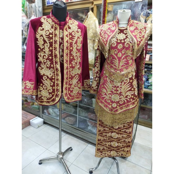 baju pengantin adat minang padang