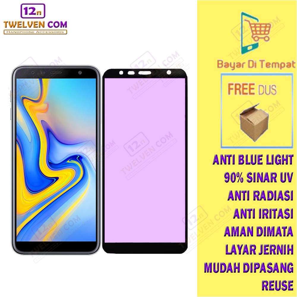 [FLASH SALE] ANTI BLUE LIGHT TEMPERED GLASS Samsung J6 Plus