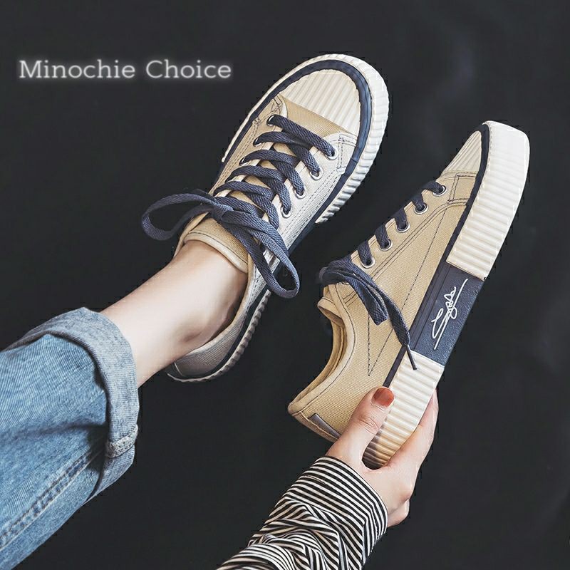 

MINOCHIE CHOICE - EONIE CANVAS A1 CREAM, BLACK & PURPLE