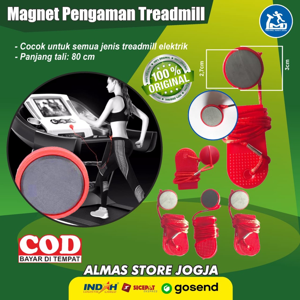 Aksesoris Magnet Treadmill Universal - Safety Key Treadmill - SAFETY KEY UNIVERSAL - MAGNET TREADMIL
