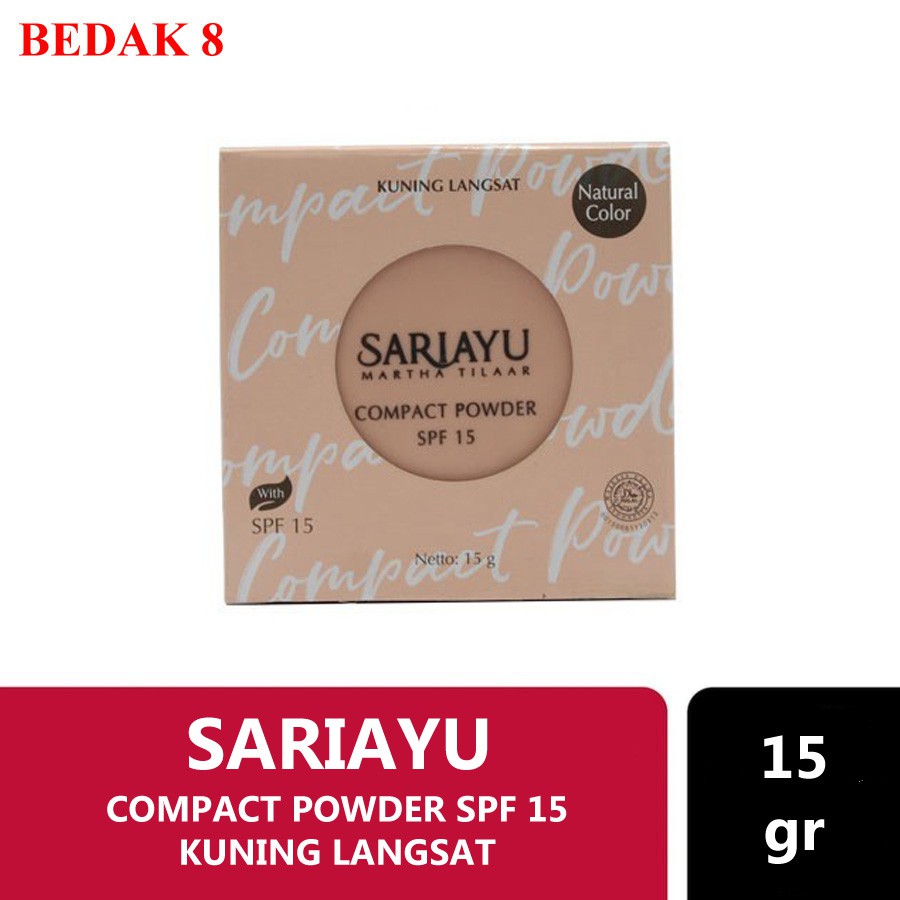 Sariayu Compact Powder SPF 15 | Bedak Padat Sariayu 15 gr