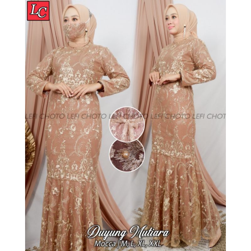 GAMIS DUYUNG LEFI 2/GAMIS LEBARAN/GAMIS MEWAH