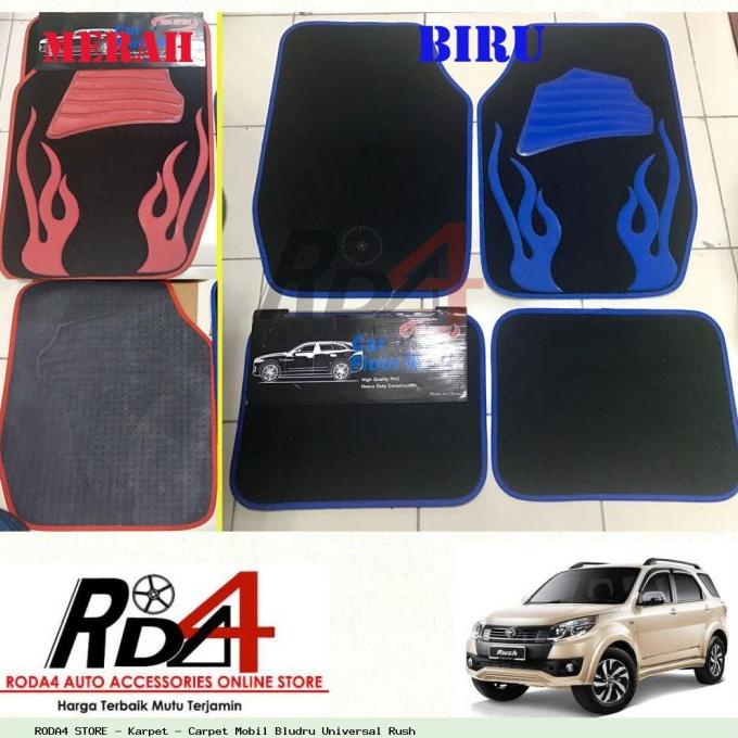 Karpet - Carpet Mobil Bludru Universal Rush rod4 Juara