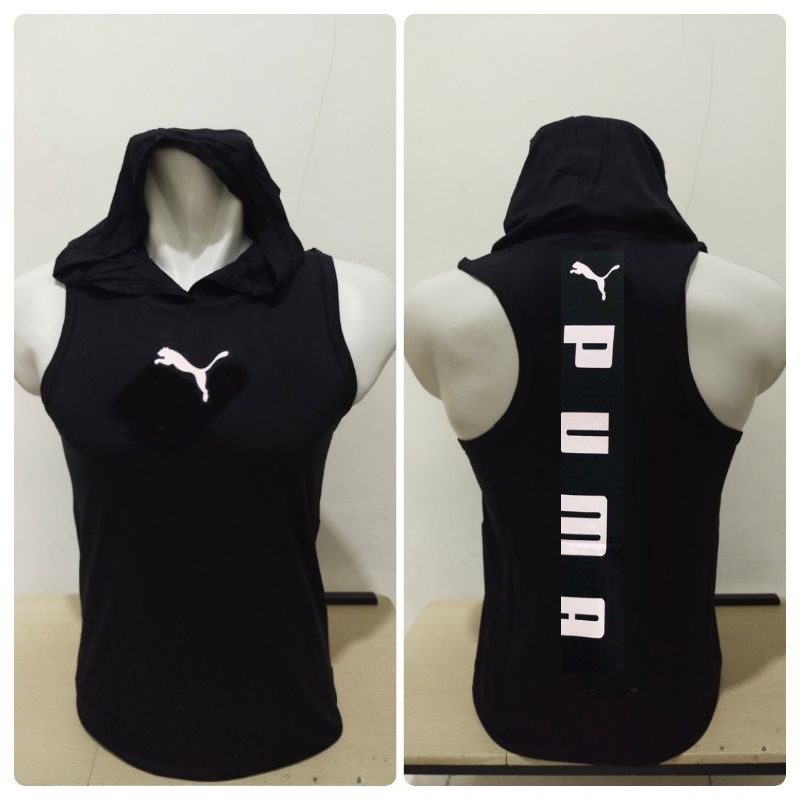 singlet hoodie pria bahan halus/hoodie gym pitnes/singlet hoodie menyerap keringat/Kaos Singlet Pria Hoddie Sport/