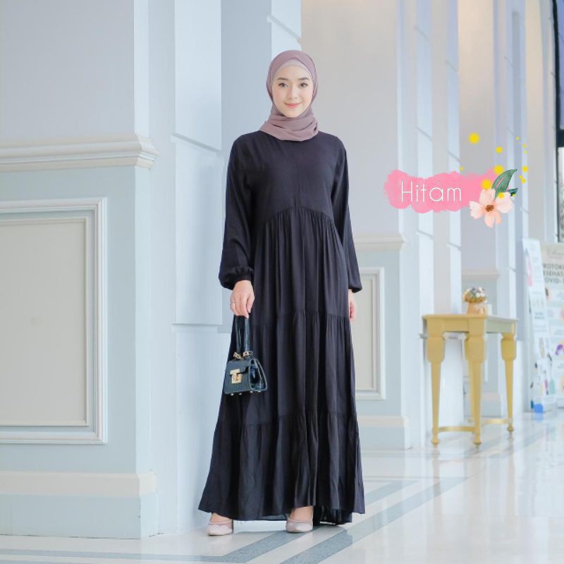 GAMIS SUSUN DRES WANITA FASHION HIJAB MUSLIM CANDA SUSUN BUSUI