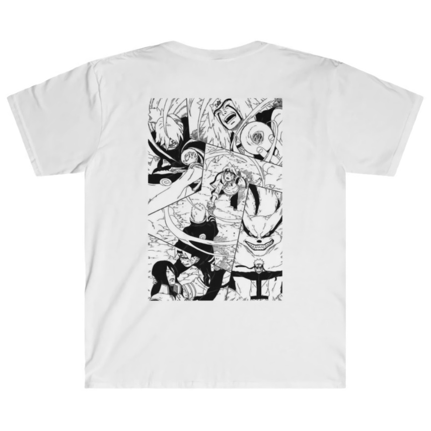 Tshirt Sekai Ichi Jiraiya Neji Memories Anime Manga Naruto Premium Unisex