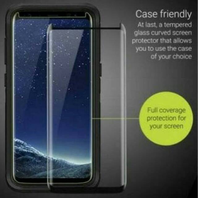 Premium tempered glass samsung s8 plus (s8+)