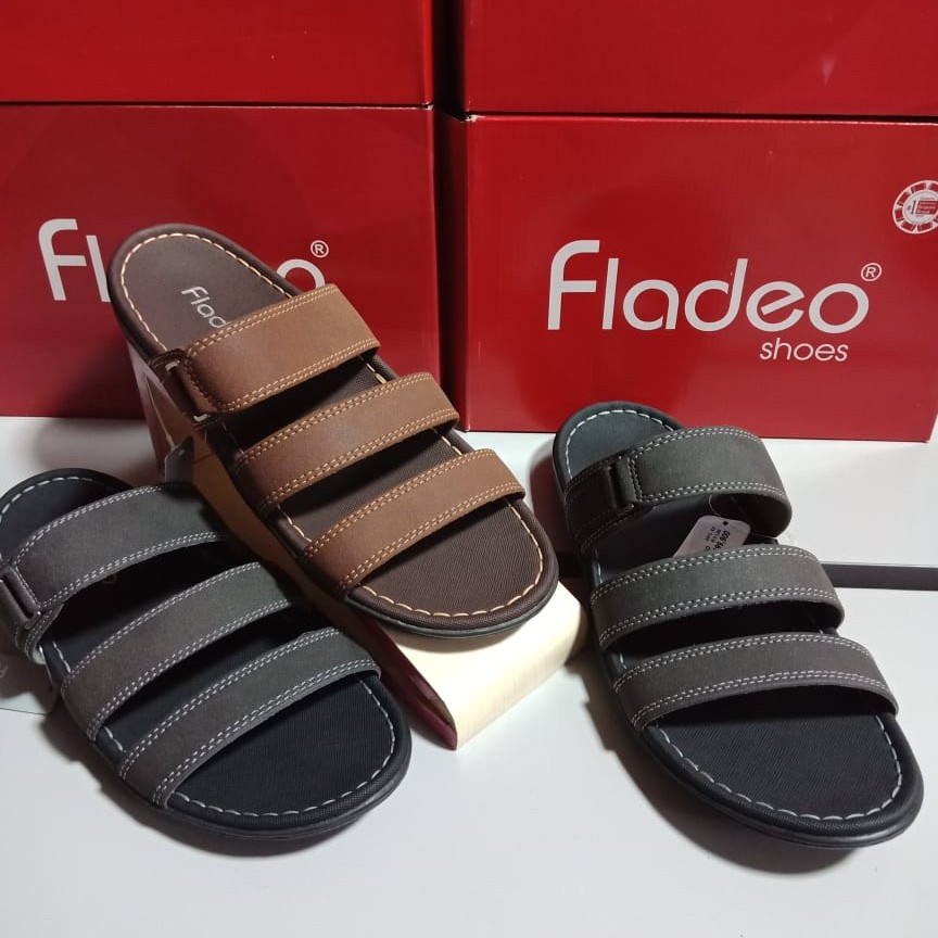  Fladeo  Shoes Mens MDS 125 1 Sandal  Slop Pria  Sendal 