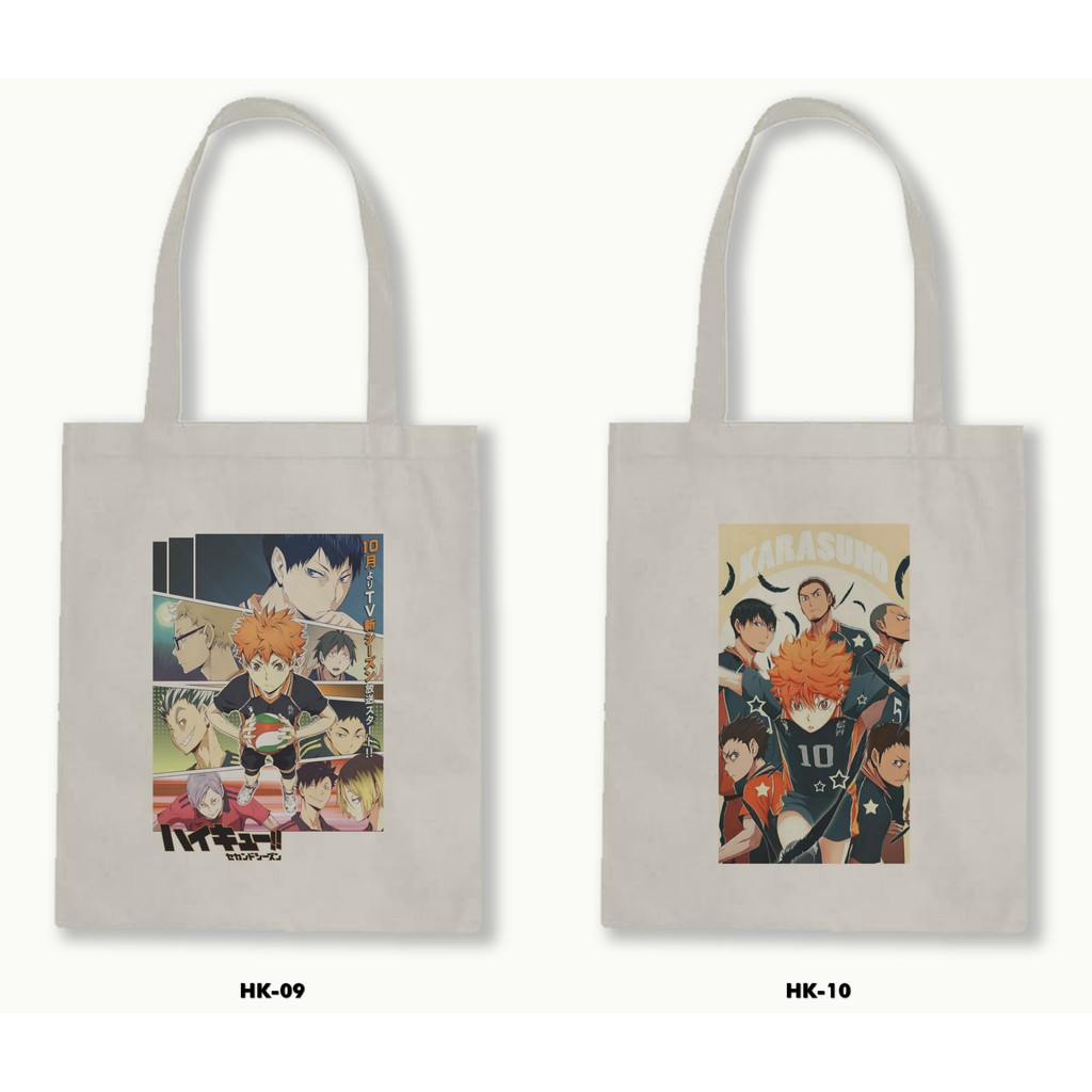 TOTE BAG BLACU - HAIKYUU (ANIME) .01