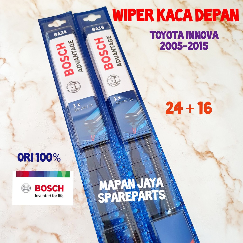 BOSCH WIPER BLADE - WIPER KACA DEPAN INNOVA (2005 - 2015)