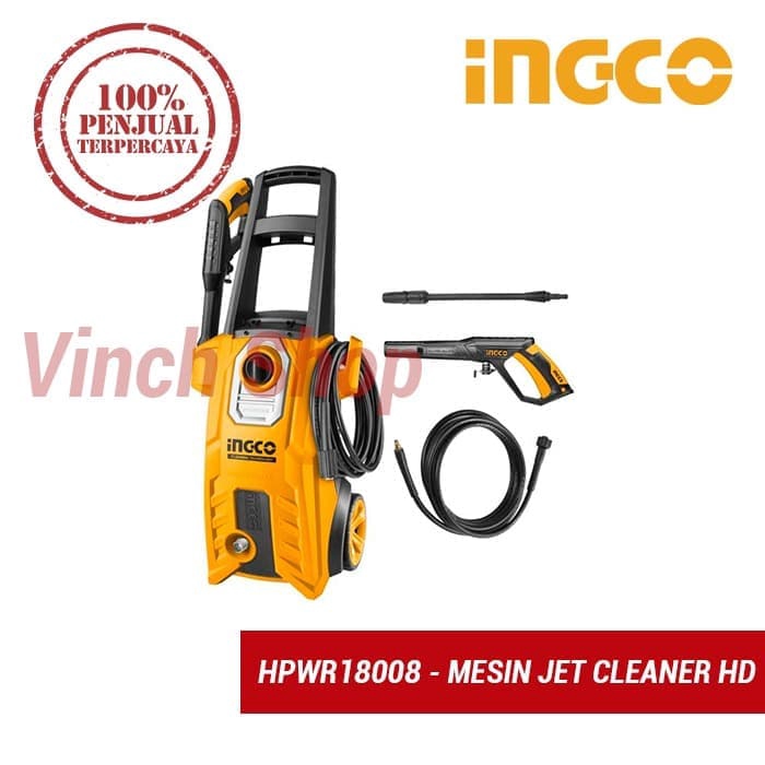 MESIN JET CLEANER SEMPROT AIR DOORSMEER CUCI MOBIL JETCLEANER INGCO