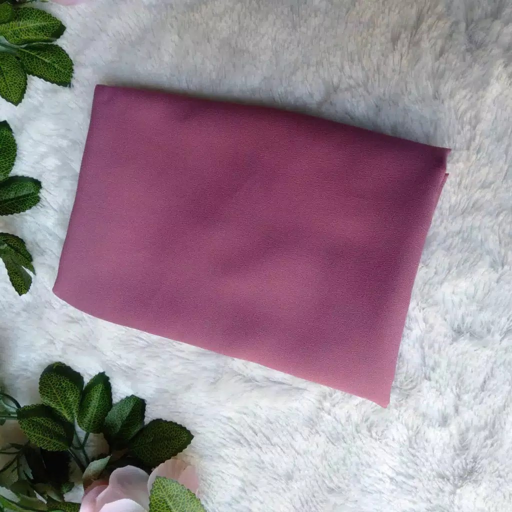 Bergo Anak Bayi Maryam Diamond Jilbab Kerudung size 0-1 th-Dusty