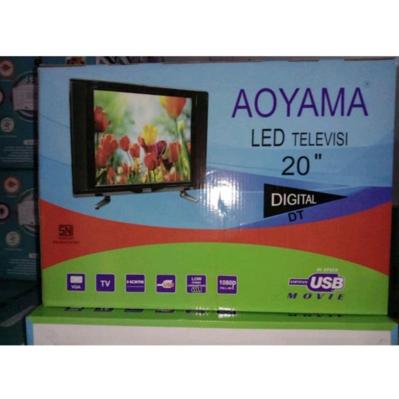 TV LED DIGITAL AOYAMA 20 INCH FULL HD VGA