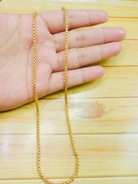 Kalung wanita //kalung italy bulat //perhiasan //kalung pajang 45cm