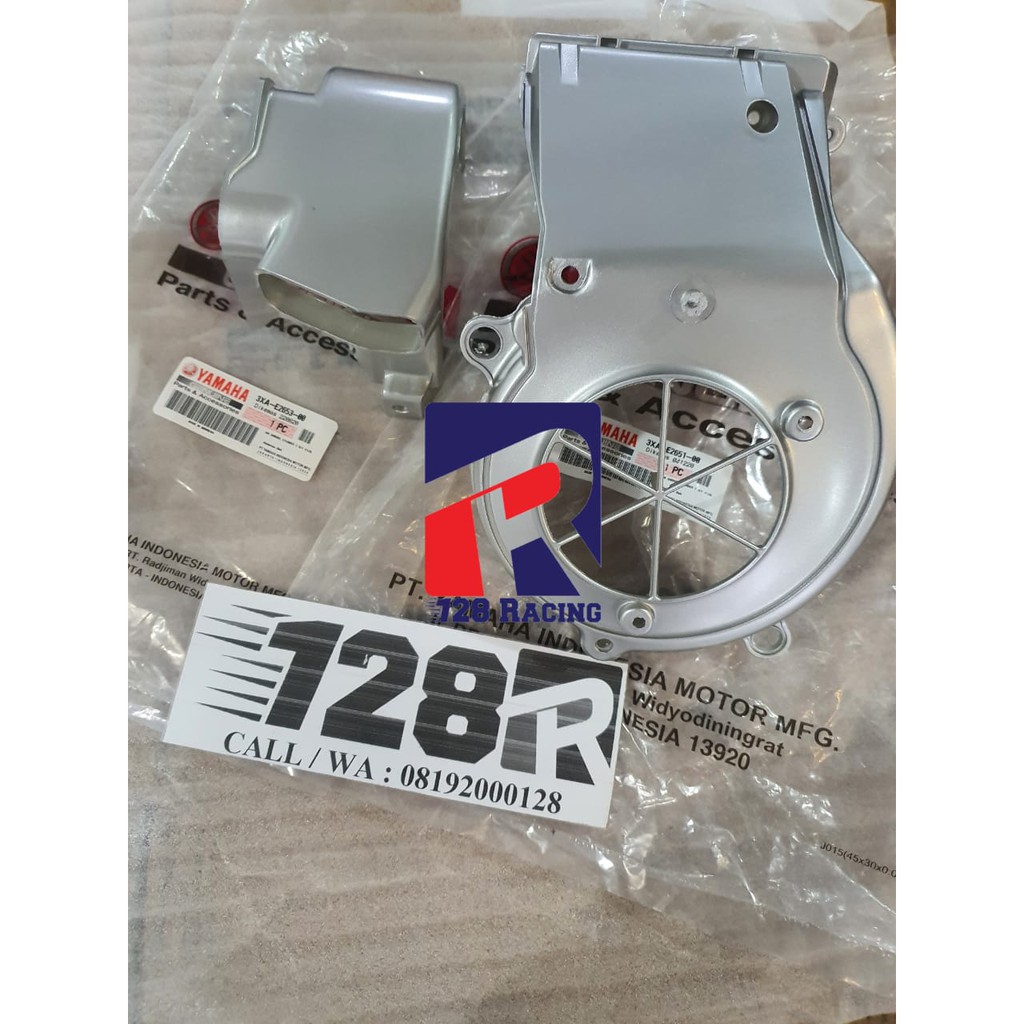 Cover Dop Tutup Kipas Air Angin Sebelah Kiri Kanan Silver Force F1z F1zr Orisinil Yamaha 3XAE265300